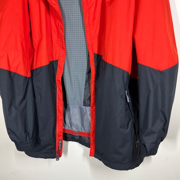 Nike Kampai Snowboard Jacket Large Waterproof Breathable Pit Zippers Red/Org Blk - Picture 7 of 16